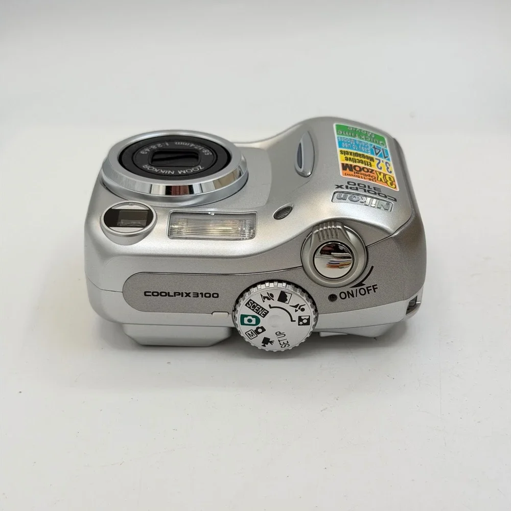 Nikon Coolpix 3100 Digital Camera Silver 3.2MP 3x Optical Zoom Boxed Bundle